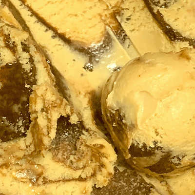 Mocha almond fudge ice cream from Mashti Malones.