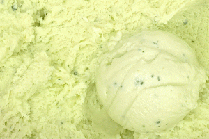 Persian cucumber ice cream from Mashti Malones.