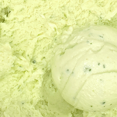 Persian cucumber ice cream from Mashti Malones.