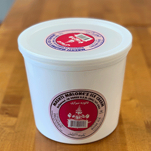 ready-to-go-half-gallon Ready to go half gallon of ice cream from Mashti Malones.
