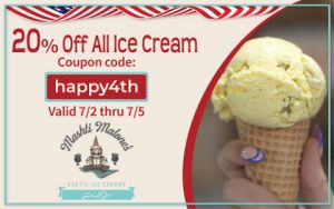 4th of July Coupon Banner Mobile